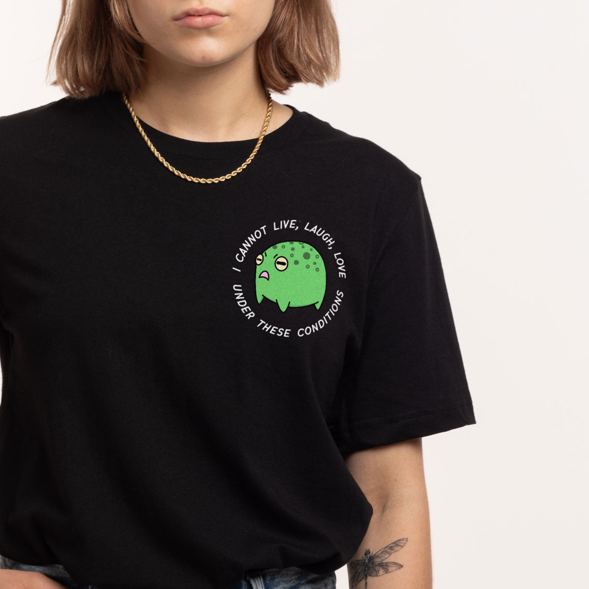 Angry Frog T-Shirt (Unisex)-Printed Clothing, Printed T Shirt, EP01-Sassy Spud