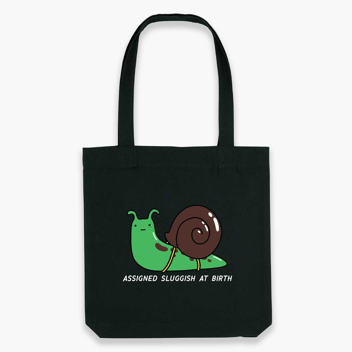 Assigned Sluggish At Birth Tote Bag-Sassy Accessories, Sassy Gifts, Sassy Tote Bag, STAU760-Sassy Spud