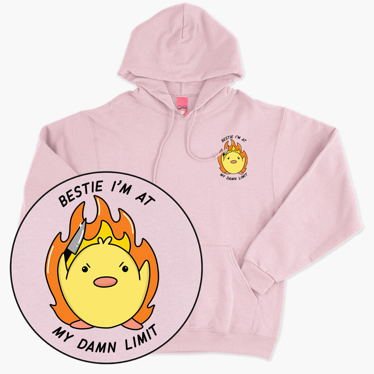 At My Limit Hoodie (Unisex)-Printed Clothing, Printed Hoodie, JH001-Sassy Spud