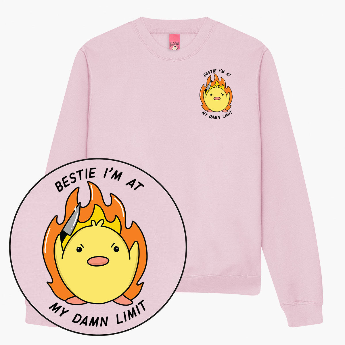 At My Limit Sweatshirt (Unisex)-Printed Clothing, Printed Sweatshirt, JH030-Sassy Spud