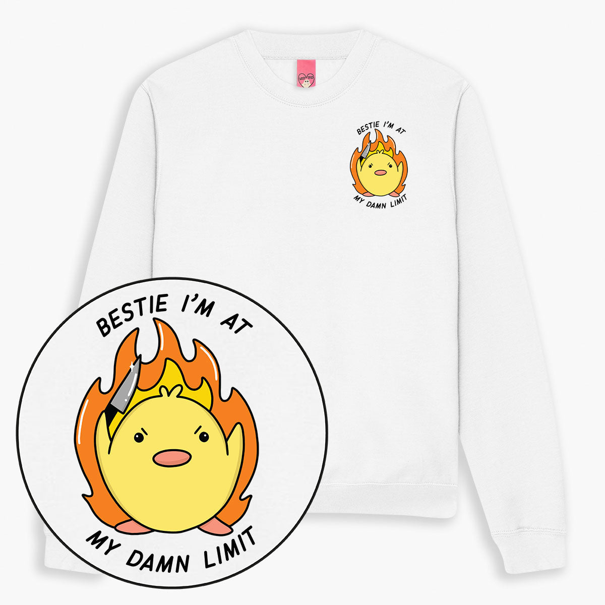 At My Limit Sweatshirt (Unisex)-Printed Clothing, Printed Sweatshirt, JH030-Sassy Spud