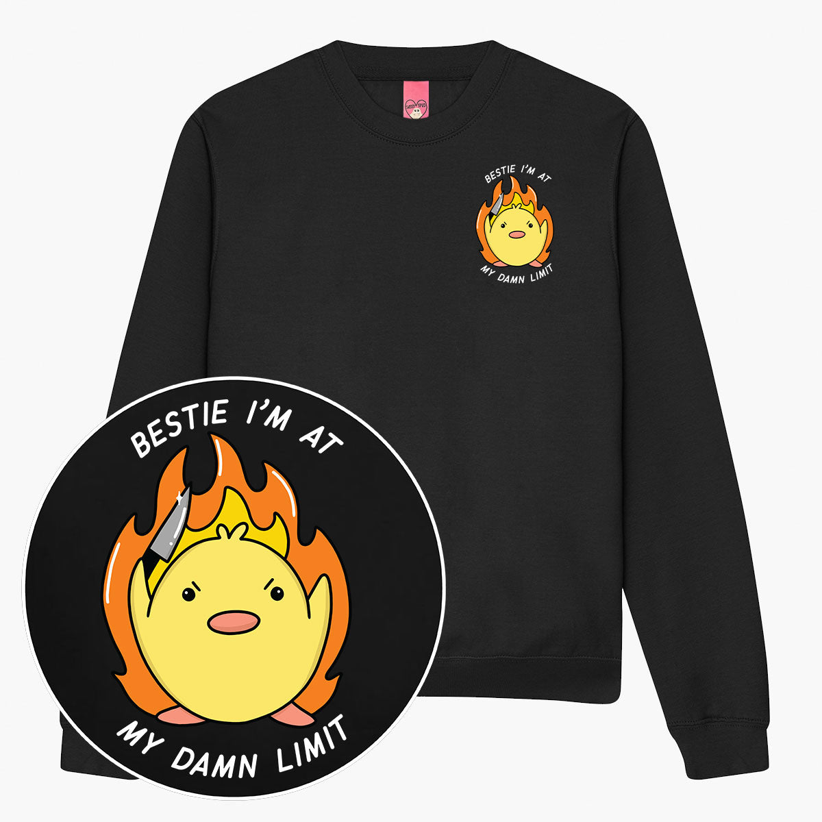 At My Limit Sweatshirt (Unisex)-Printed Clothing, Printed Sweatshirt, JH030-Sassy Spud