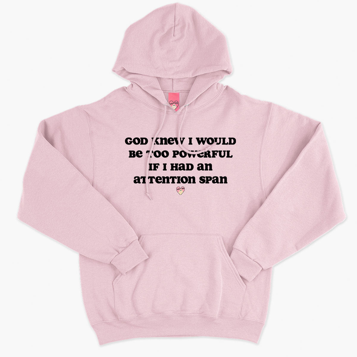 Attention Span Hoodie (Unisex)-Printed Clothing, Printed Hoodie, JH001-Sassy Spud