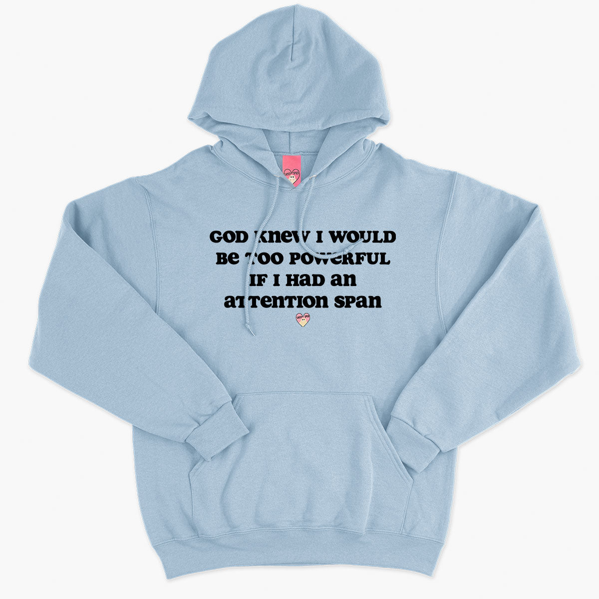 Attention Span Hoodie (Unisex)-Printed Clothing, Printed Hoodie, JH001-Sassy Spud