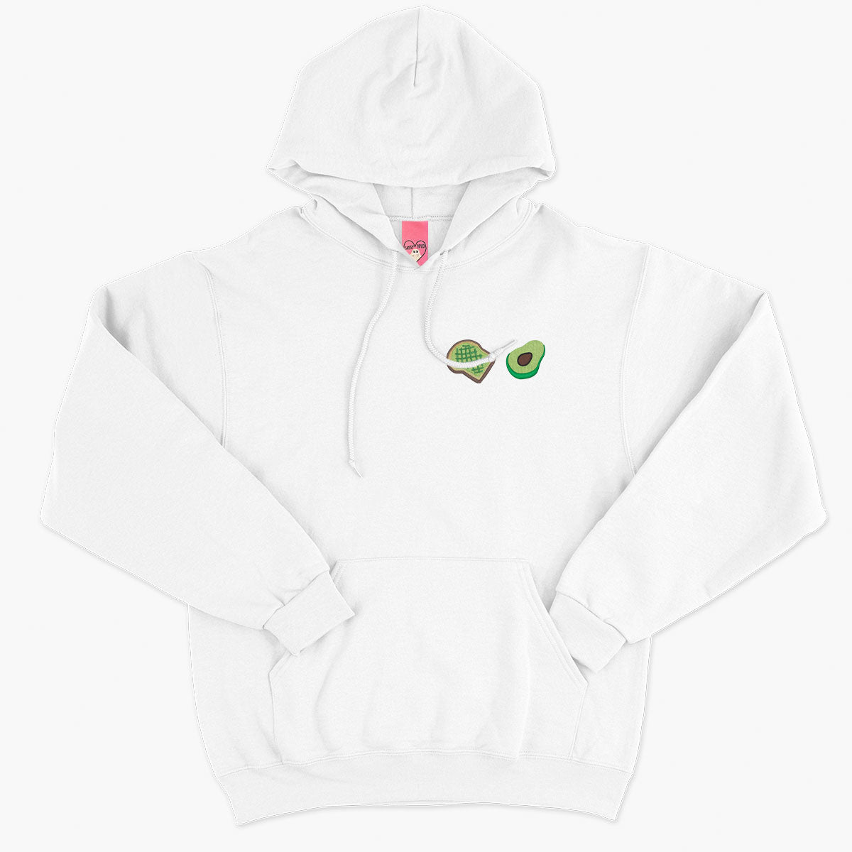 Avocado Toast Embroidered Hoodie (Unisex)-Embroidered Clothing, Embroidered Hoodie, JH001-Sassy Spud