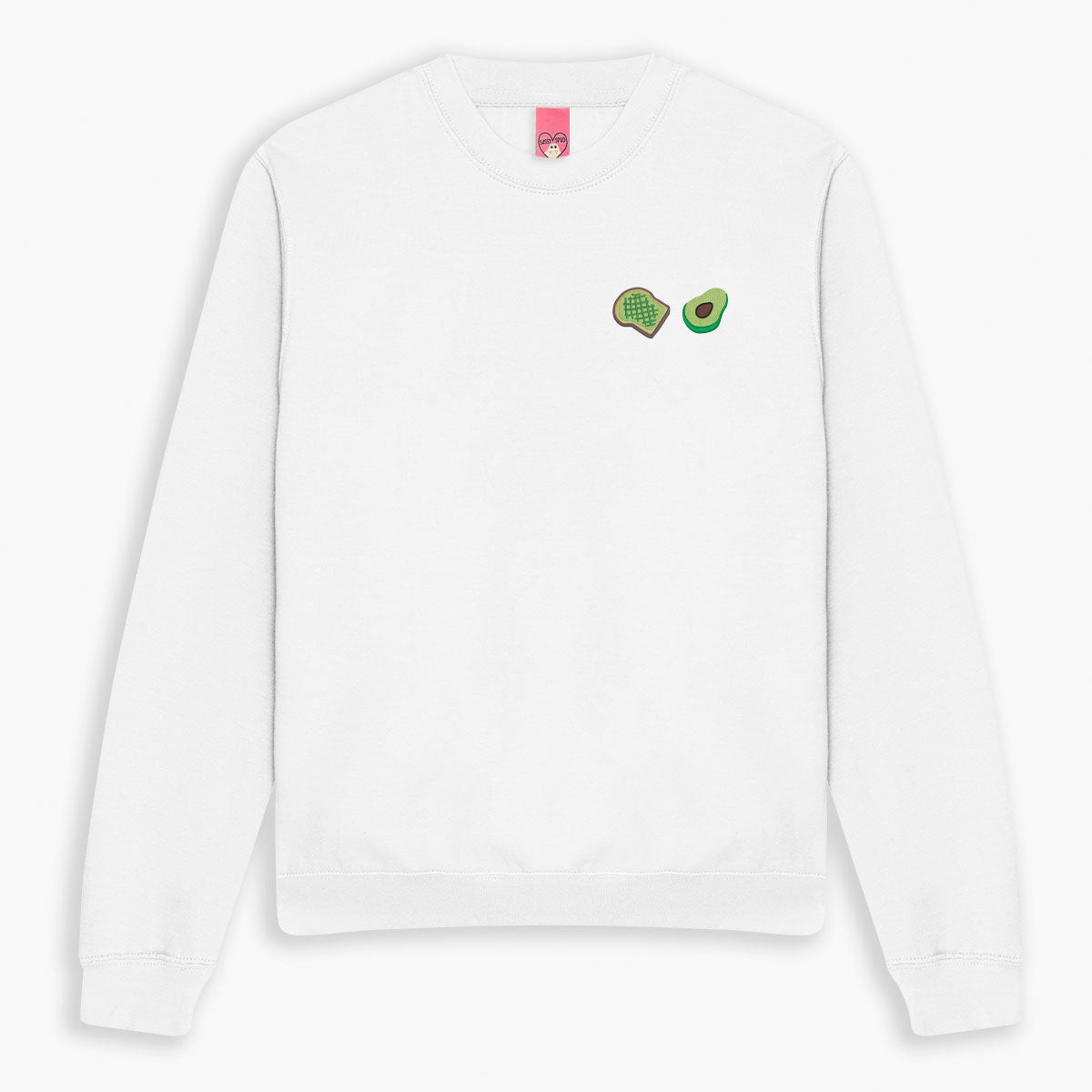 Avocado Toast Embroidered Sweatshirt (Unisex)-Embroidered Clothing, Embroidered Sweatshirt, JH030-Sassy Spud