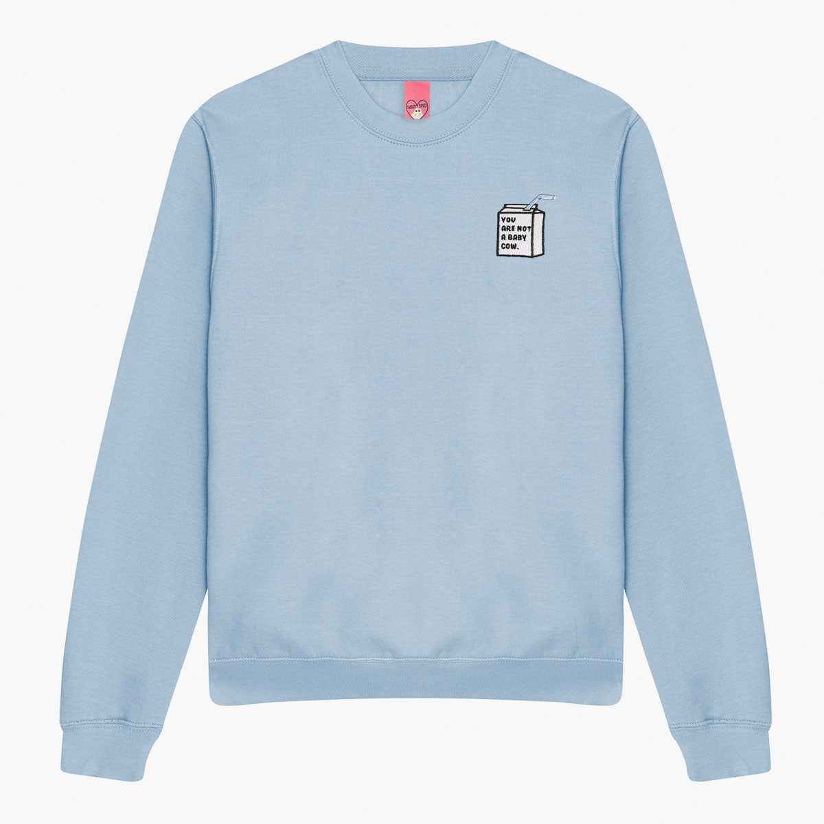 Baby Cow Embroidered Sweatshirt (Unisex)-Embroidered Clothing, Embroidered Sweatshirt, JH030-Sassy Spud