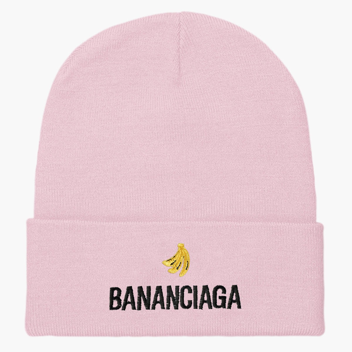 Bananciaga Embroidered Beanie-Embroidered Clothing, Embroidered Beanie, BB45-Sassy Spud