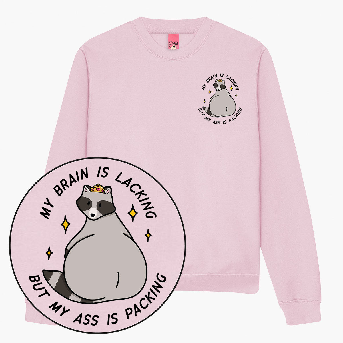Brain Is Lacking Sweatshirt (Unisex)-Printed Clothing, Printed Sweatshirt, JH030-Sassy Spud