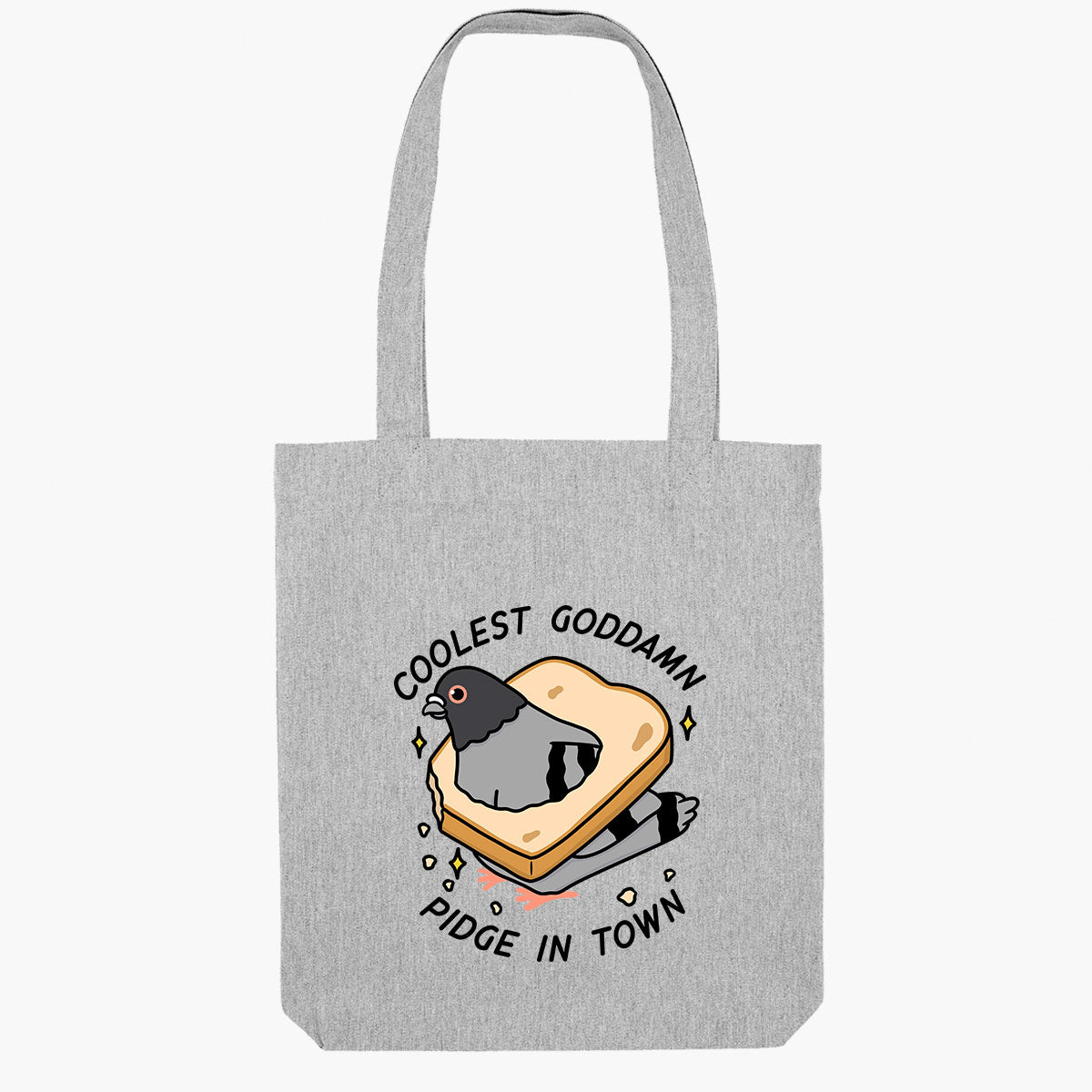 Bread Pigeon Tote Bag-Sassy Accessories, Sassy Gifts, Sassy Tote Bag, STAU760-Sassy Spud