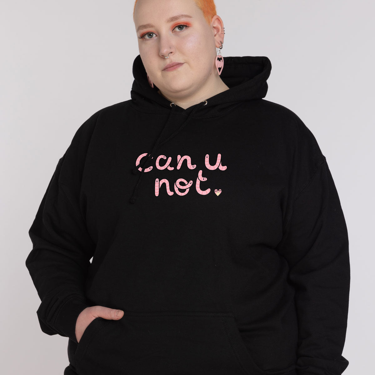 Can U Not Rude Worms Hoodie (Unisex)-Printed Clothing, Printed Hoodie, JH001-Sassy Spud