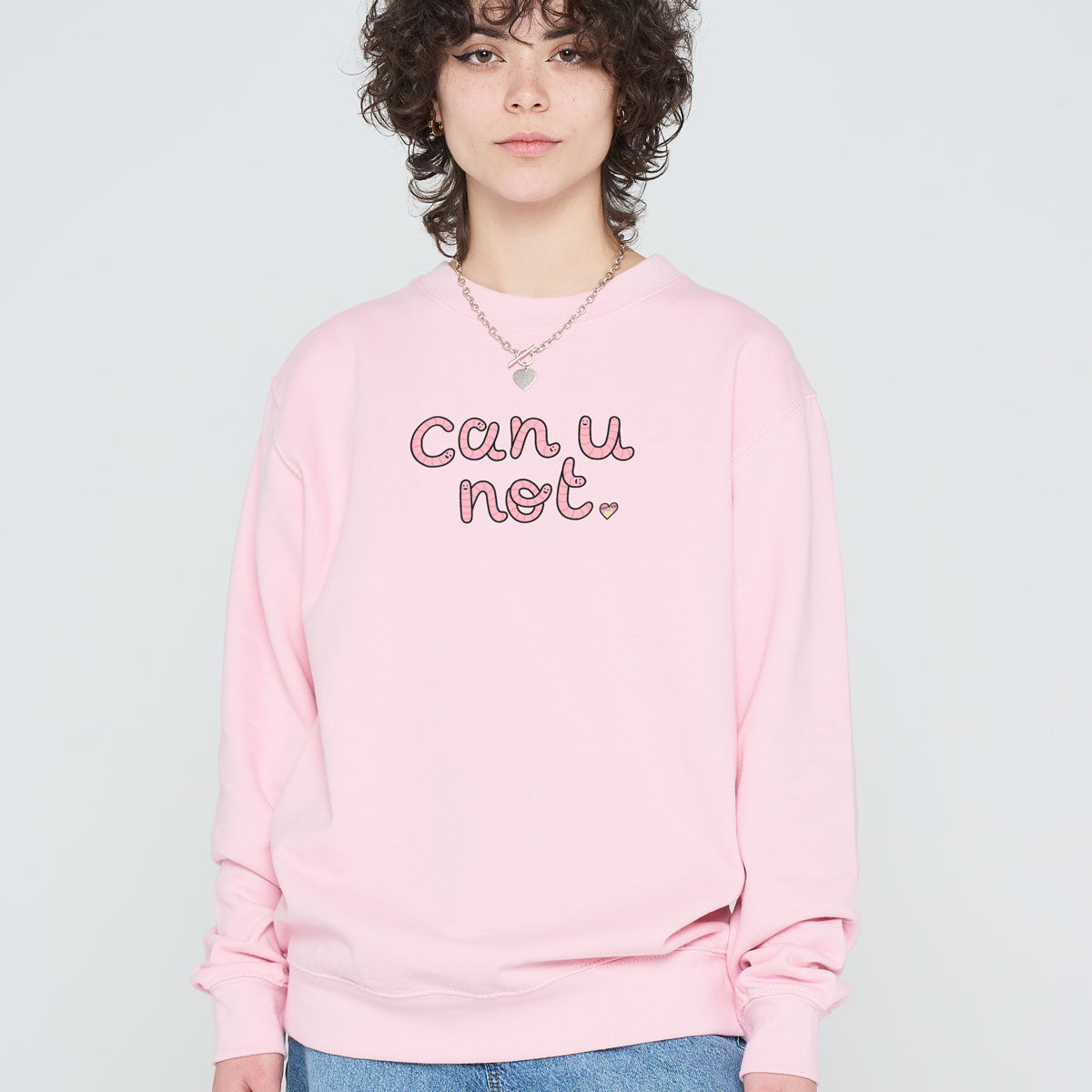 Can U Not Rude Worms Sweatshirt (Unisex)-Printed Clothing, Printed Sweatshirt, JH030-Sassy Spud
