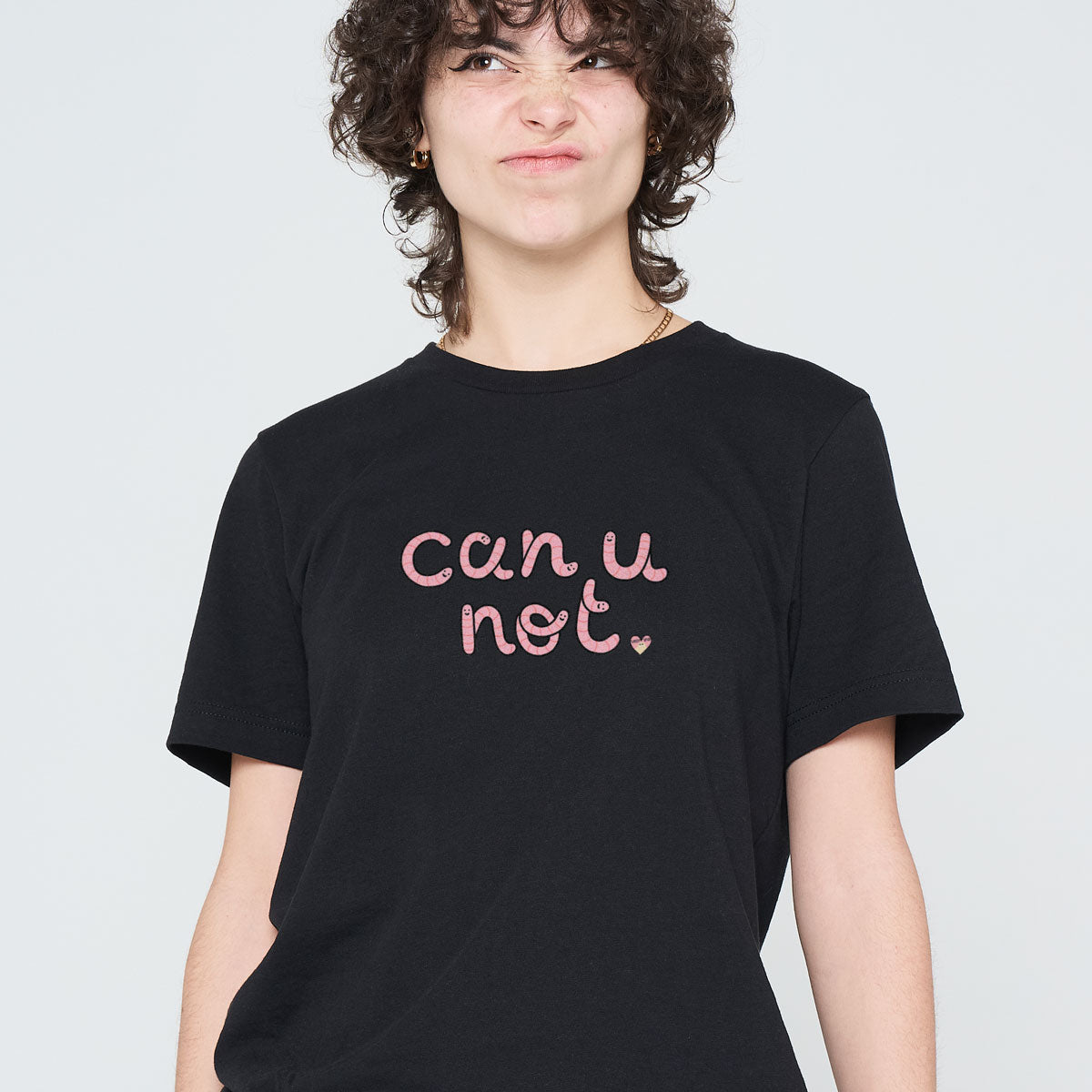Can U Not Rude Worms T-Shirt (Unisex)-Printed Clothing, Printed T Shirt, EP01-Sassy Spud