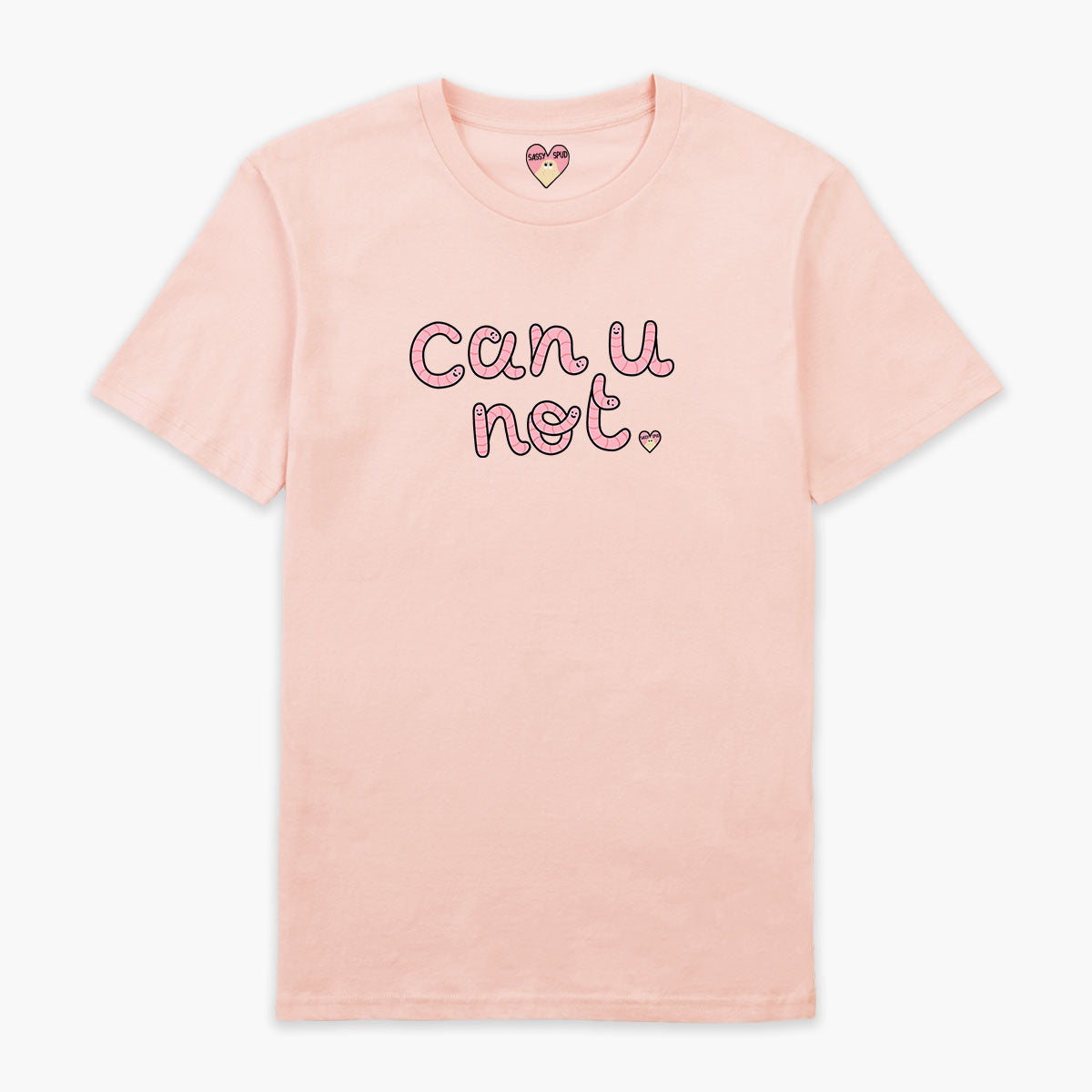 Can U Not Rude Worms T-Shirt (Unisex)-Printed Clothing, Printed T Shirt, EP01-Sassy Spud