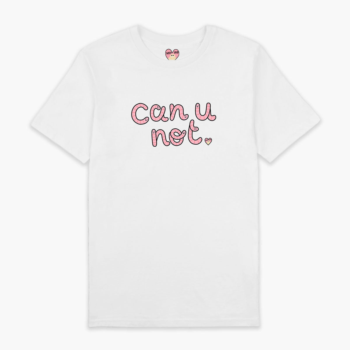 Can U Not Rude Worms T-Shirt (Unisex)-Printed Clothing, Printed T Shirt, EP01-Sassy Spud