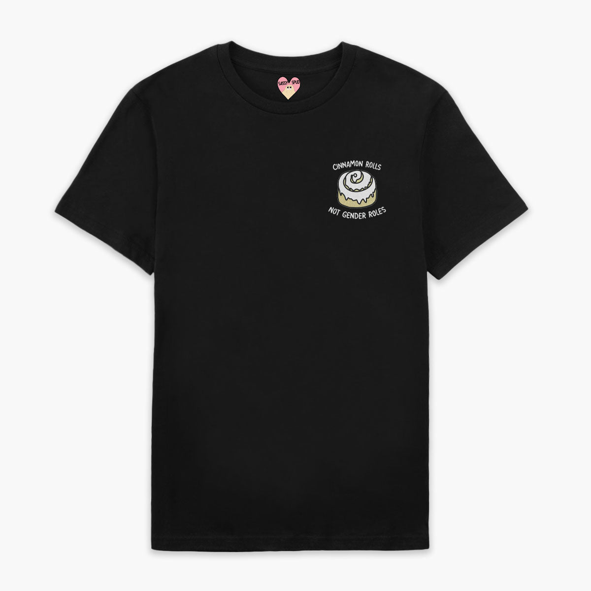 Cinnamon Rolls Embroidered T-Shirt (Unisex)-Embroidered Clothing, Embroidered T Shirt, EP01-Sassy Spud