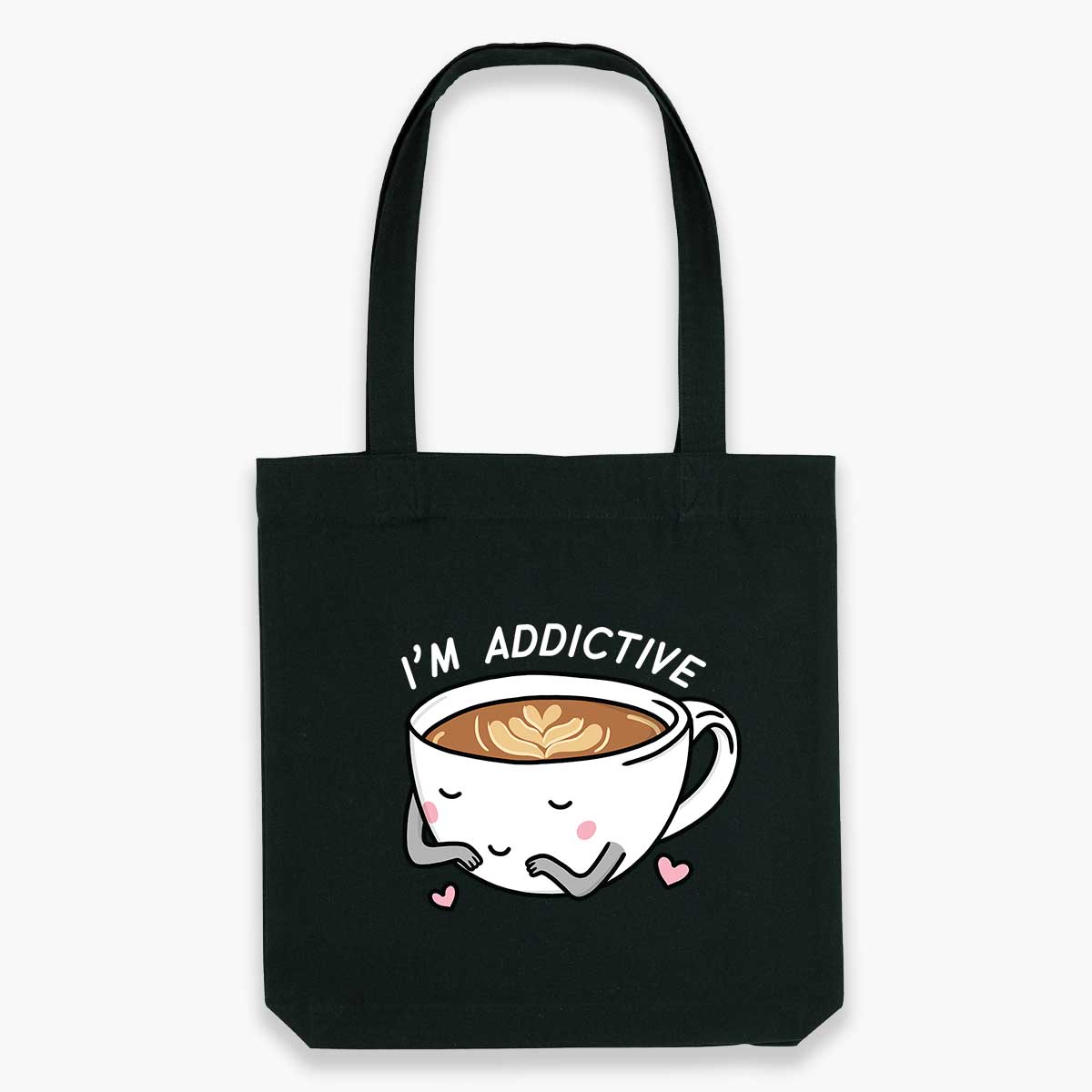 Coffee Addict Tote Bag-Sassy Accessories, Sassy Gifts, Sassy Tote Bag, STAU760-Sassy Spud