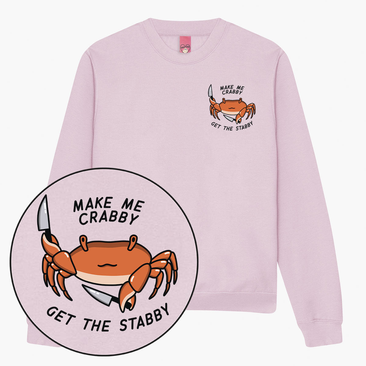 Crabby Sweatshirt (Unisex)-Printed Clothing, Printed Sweatshirt, JH030-Sassy Spud