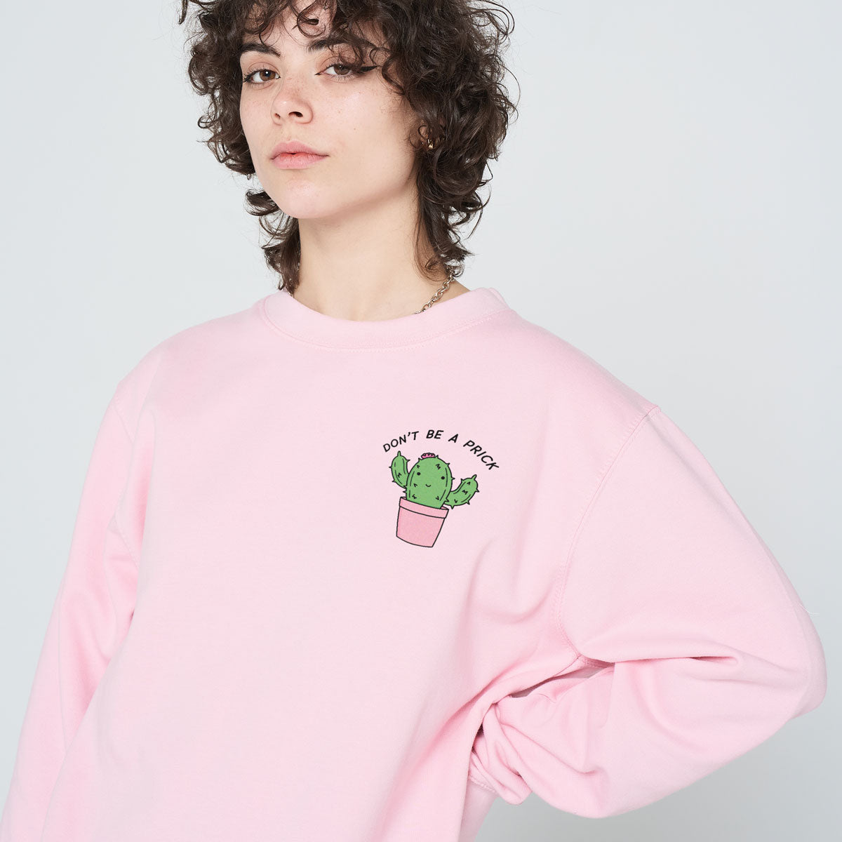 Don't Be A Prick Sweatshirt (Unisex)-Printed Clothing, Printed Sweatshirt, JH030-Sassy Spud