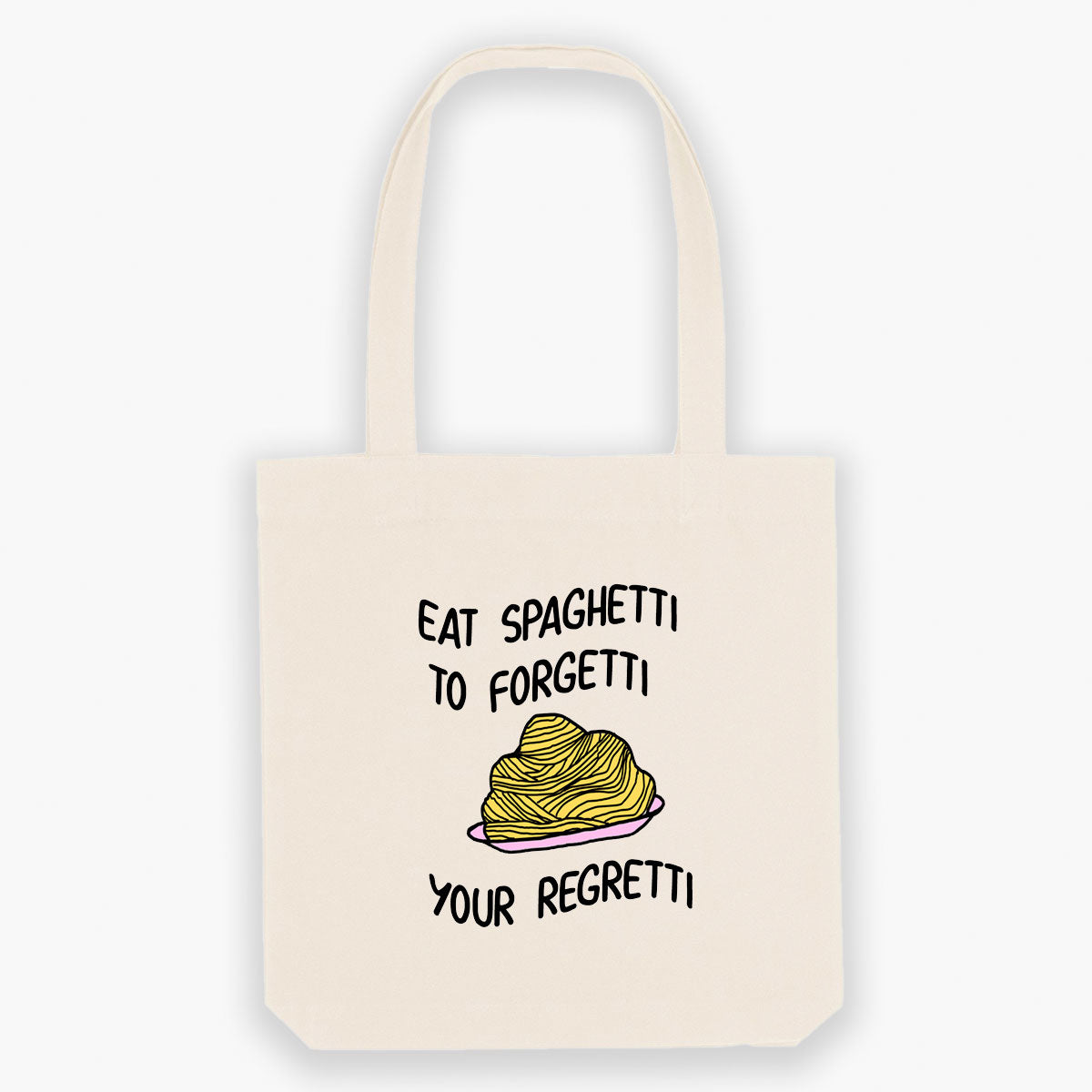 Eat Spaghetti Tote Bag-Sassy Accessories, Sassy Gifts, Sassy Tote Bag, STAU760-Sassy Spud