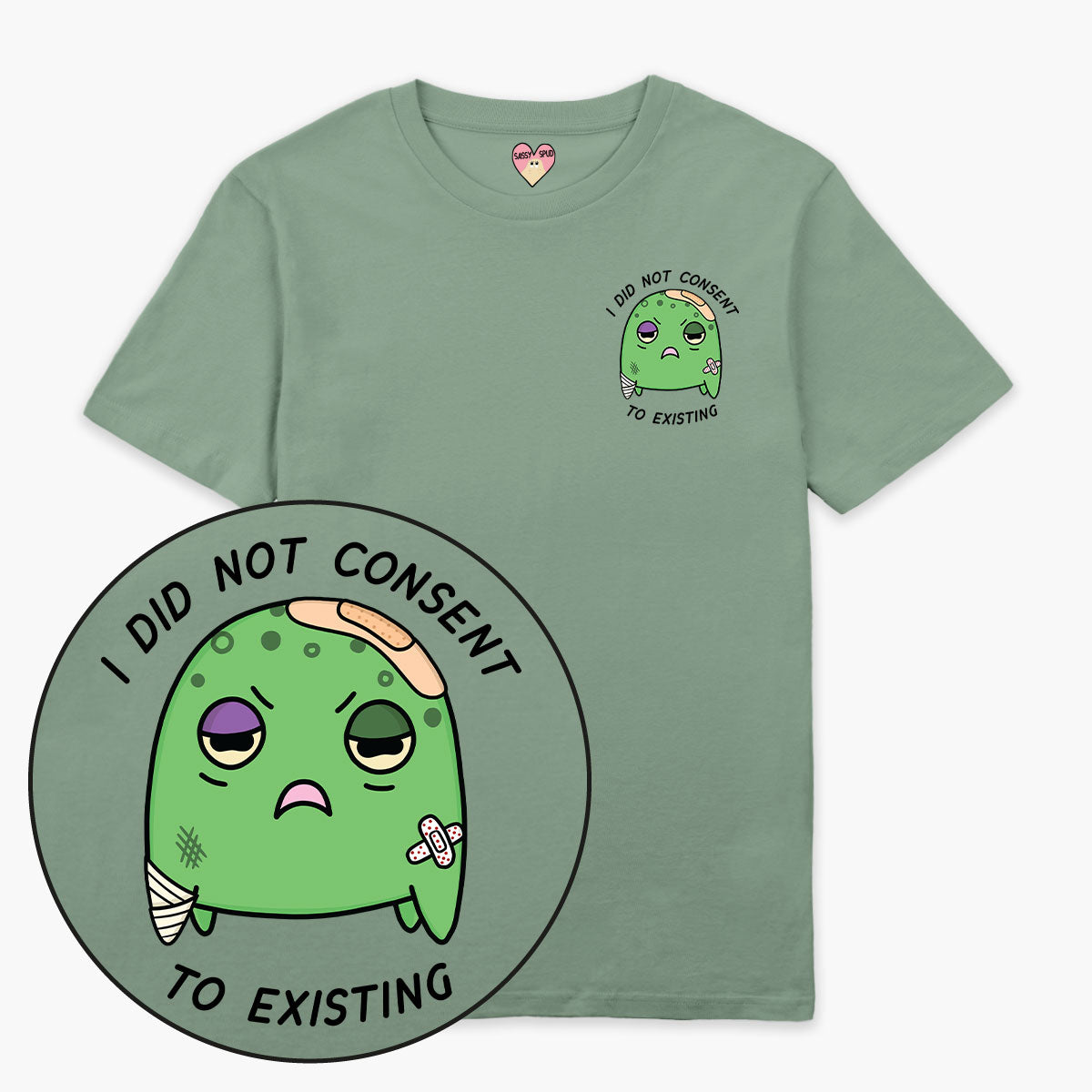 Existential Crisis T-Shirt (Unisex)-Printed Clothing, Printed T Shirt, EP01-Sassy Spud