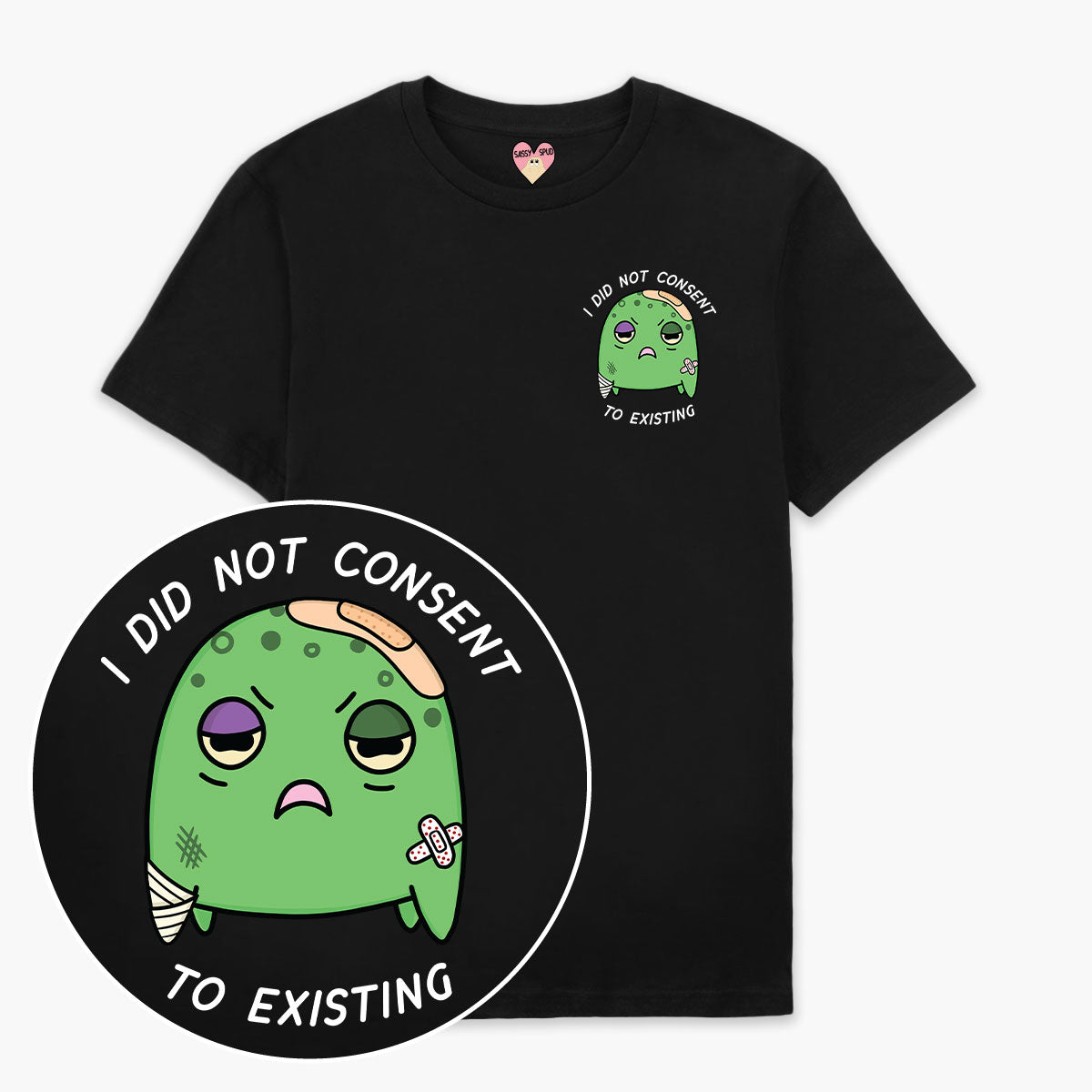 Existential Crisis T-Shirt (Unisex)-Printed Clothing, Printed T Shirt, EP01-Sassy Spud