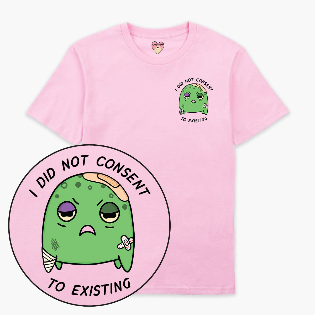 Existential Crisis T-Shirt (Unisex)-Printed Clothing, Printed T Shirt, EP01-Sassy Spud