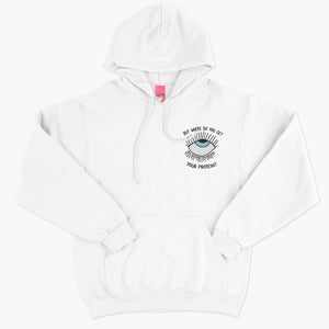 Eyeroll Embroidered Hoodie (Unisex)-Embroidered Clothing, Embroidered Hoodie, JH001-Sassy Spud