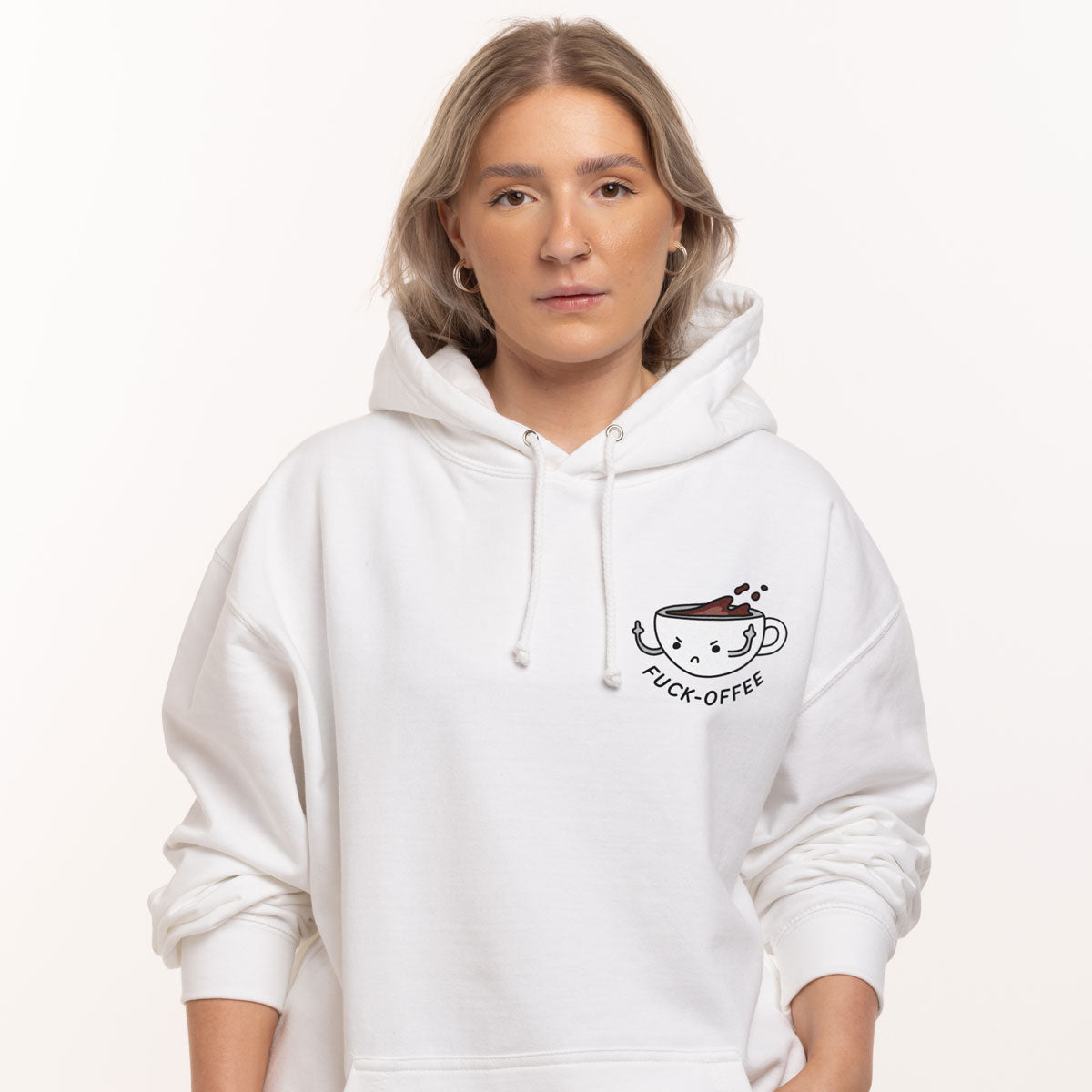 F*ck-offee Hoodie (Unisex)-Printed Clothing, Printed Hoodie, JH001-Sassy Spud