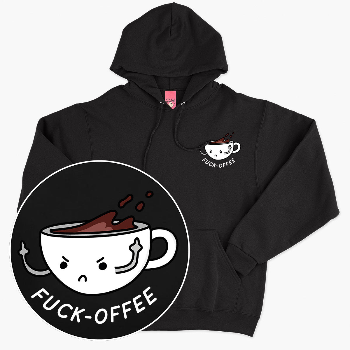 F*ck-offee Hoodie (Unisex)-Printed Clothing, Printed Hoodie, JH001-Sassy Spud