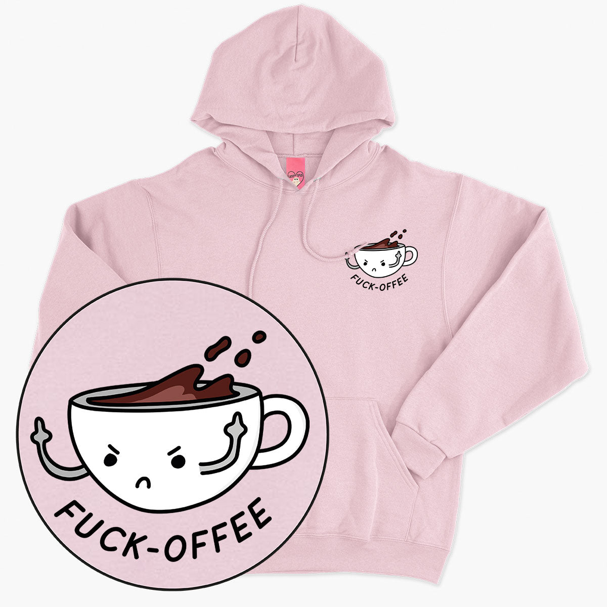 F*ck-offee Hoodie (Unisex)-Printed Clothing, Printed Hoodie, JH001-Sassy Spud