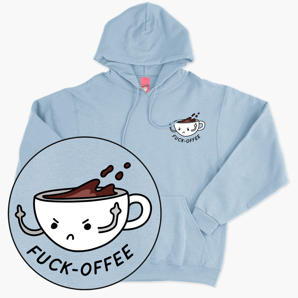 F*ck-offee Hoodie (Unisex)-Printed Clothing, Printed Hoodie, JH001-Sassy Spud