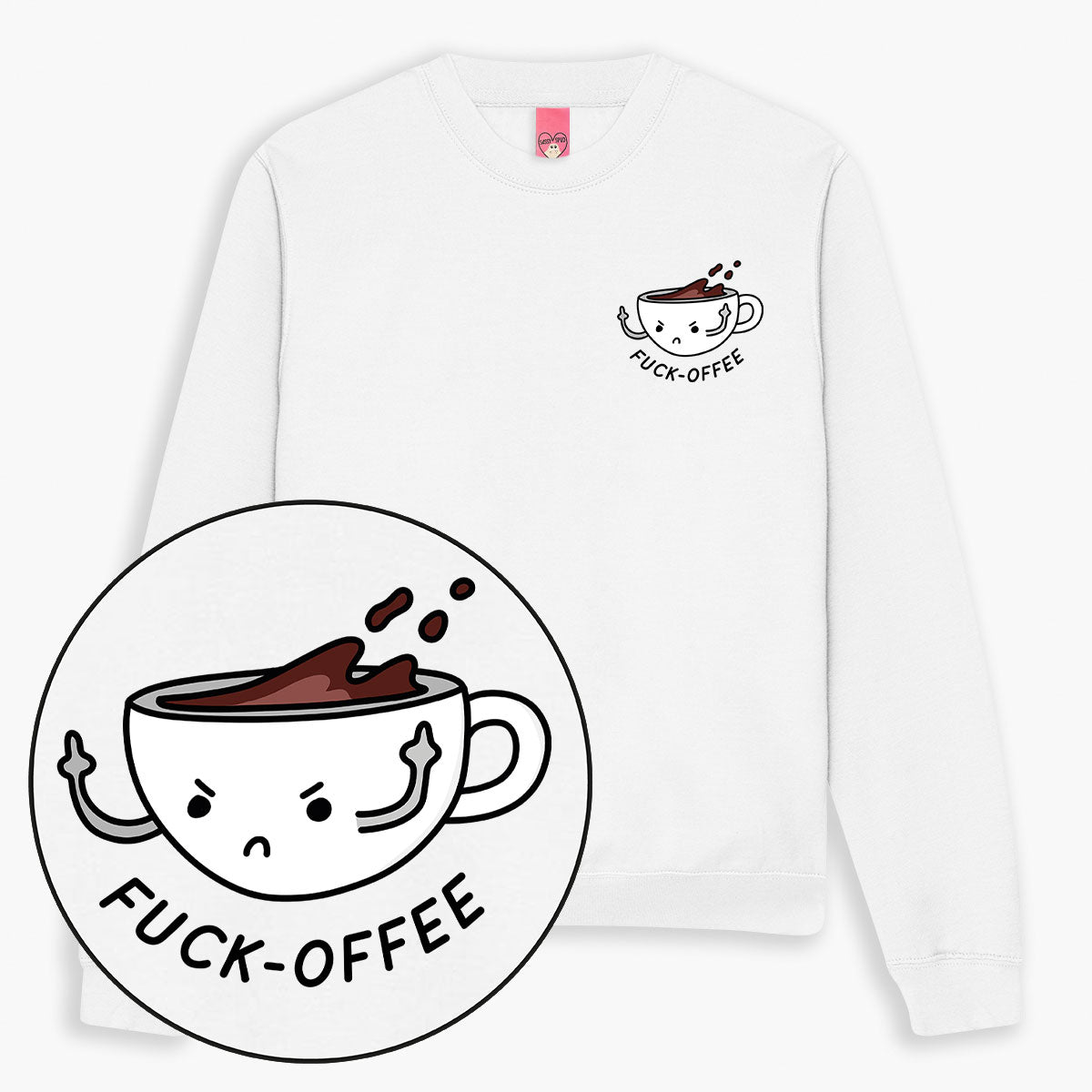 F*ck-offee Sweatshirt (Unisex)-Printed Clothing, Printed Sweatshirt, JH030-Sassy Spud