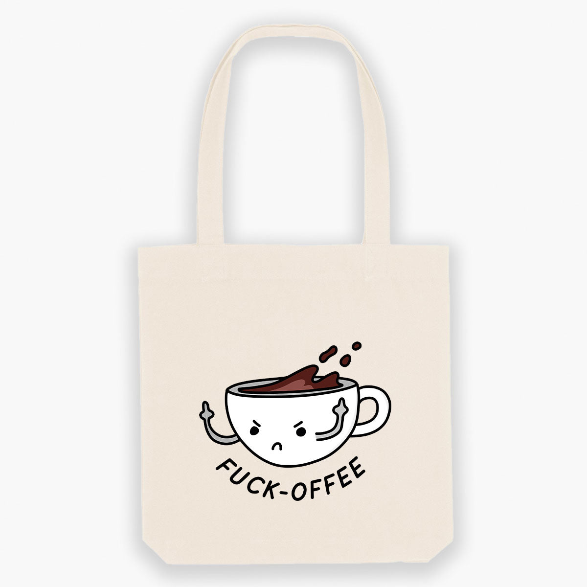 F*ck-offee Tote Bag-Sassy Accessories, Sassy Gifts, Sassy Tote Bag, STAU760-Sassy Spud