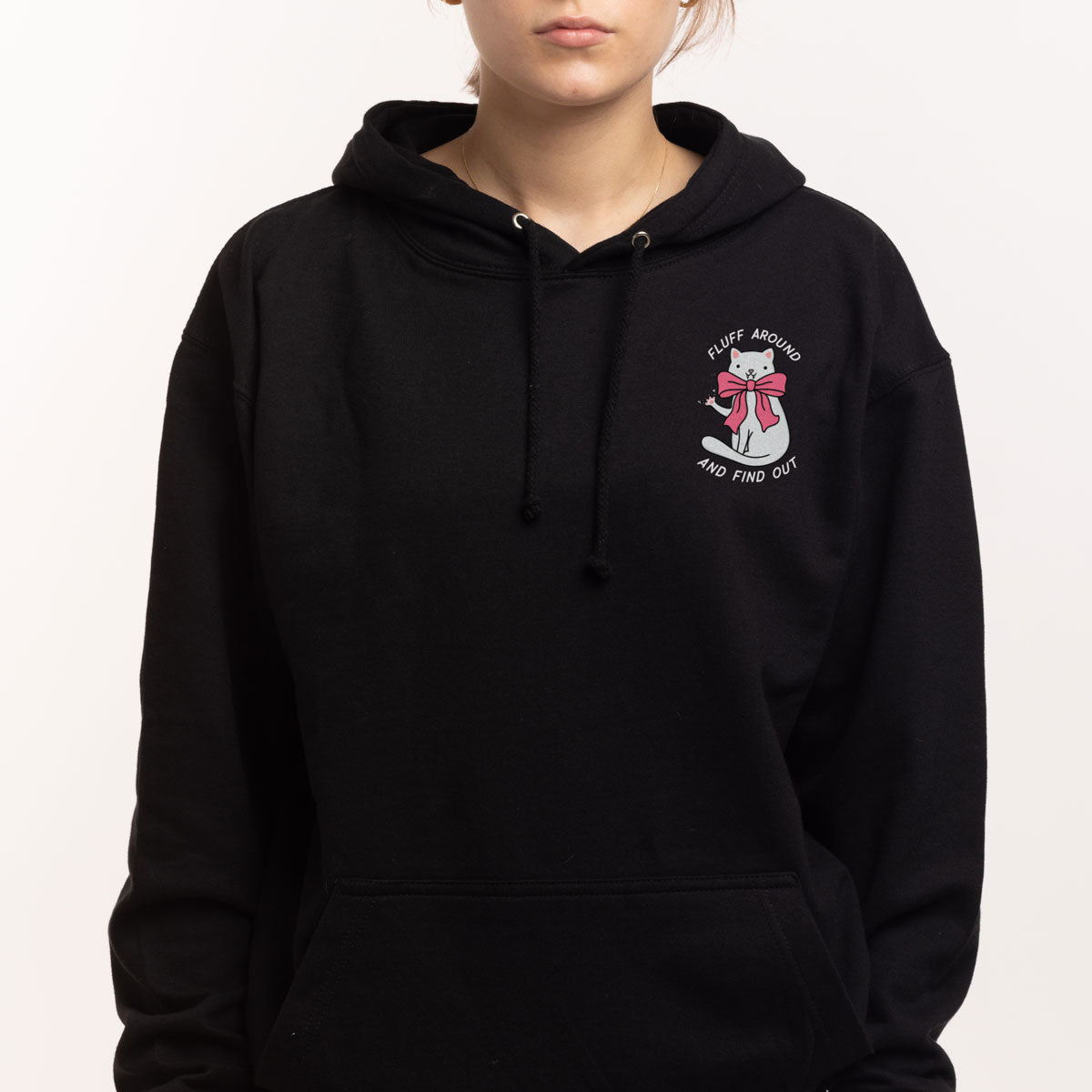 Fluff Around Hoodie (Unisex)-Printed Clothing, Printed Hoodie, JH001-Sassy Spud