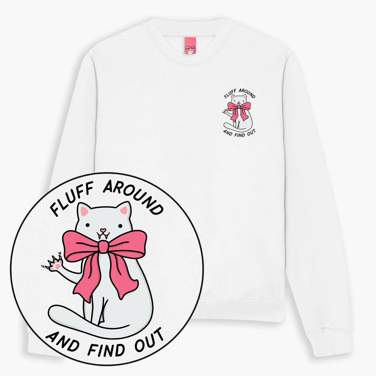 Fluff Around Sweatshirt (Unisex)-Printed Clothing, Printed Sweatshirt, JH030-Sassy Spud