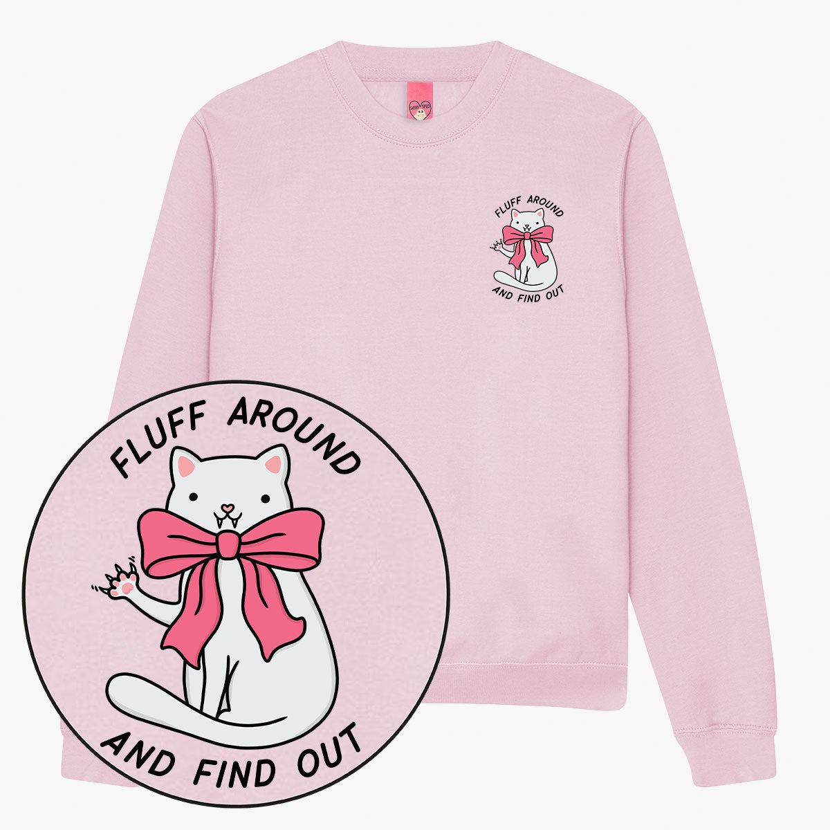 Fluff Around Sweatshirt (Unisex)-Printed Clothing, Printed Sweatshirt, JH030-Sassy Spud