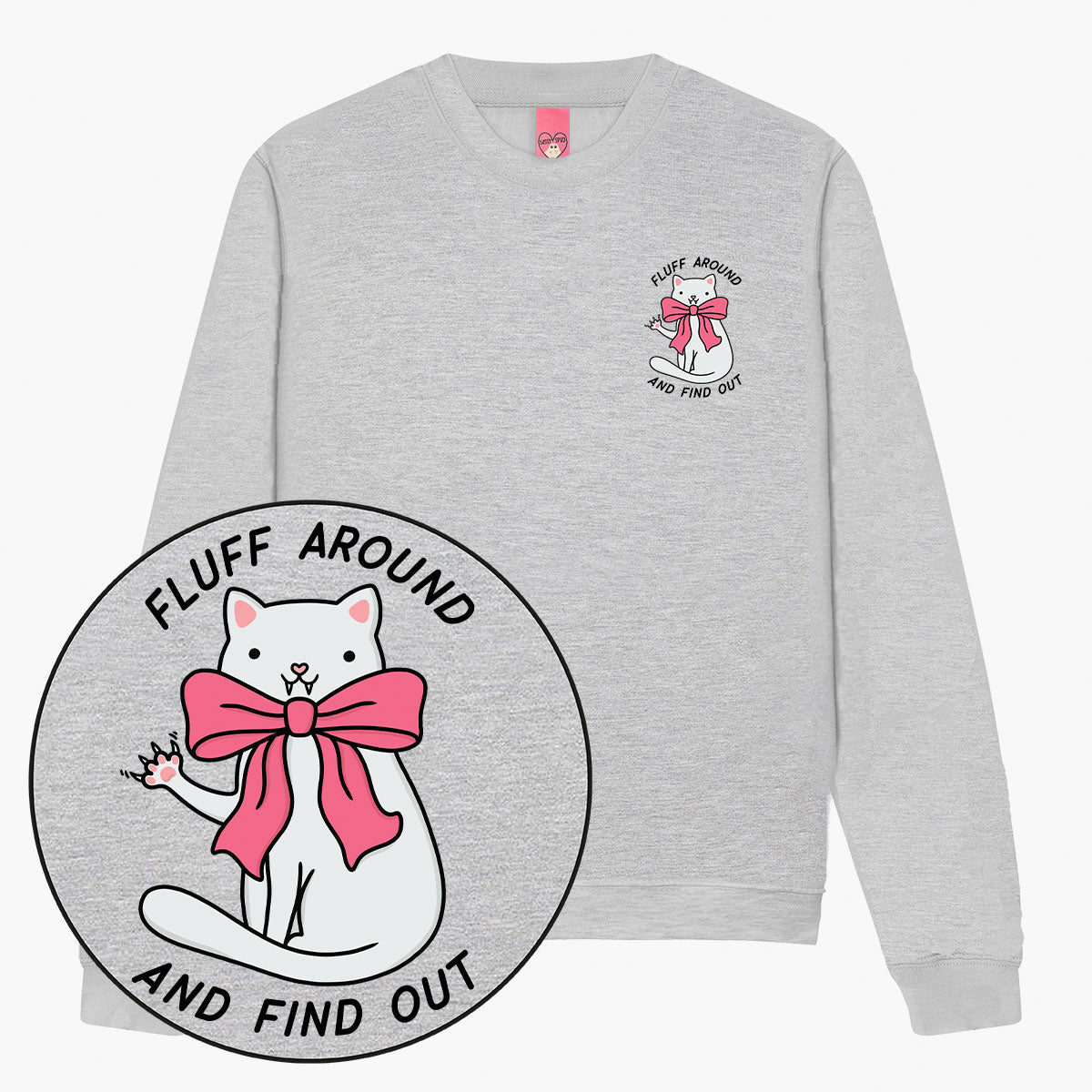 Fluff Around Sweatshirt (Unisex)-Printed Clothing, Printed Sweatshirt, JH030-Sassy Spud