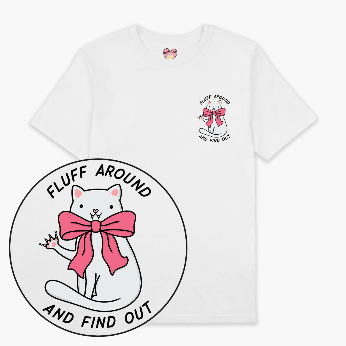 Fluff Around T-Shirt (Unisex)-Printed Clothing, Printed T Shirt, EP01-Sassy Spud