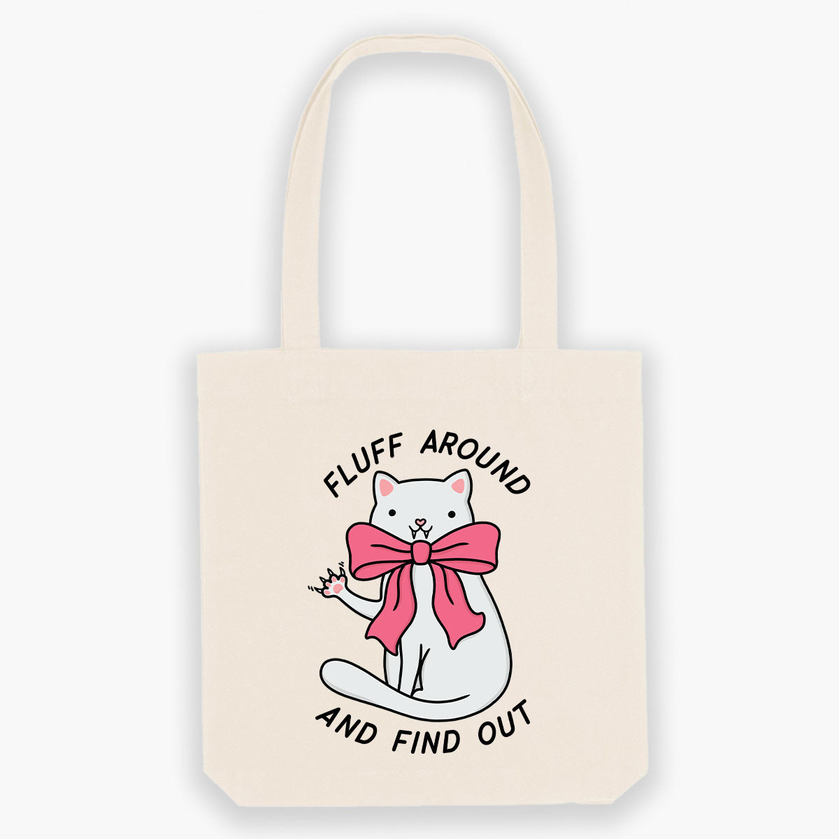 Fluff Around Tote Bag-Sassy Accessories, Sassy Gifts, Sassy Tote Bag, STAU760-Sassy Spud