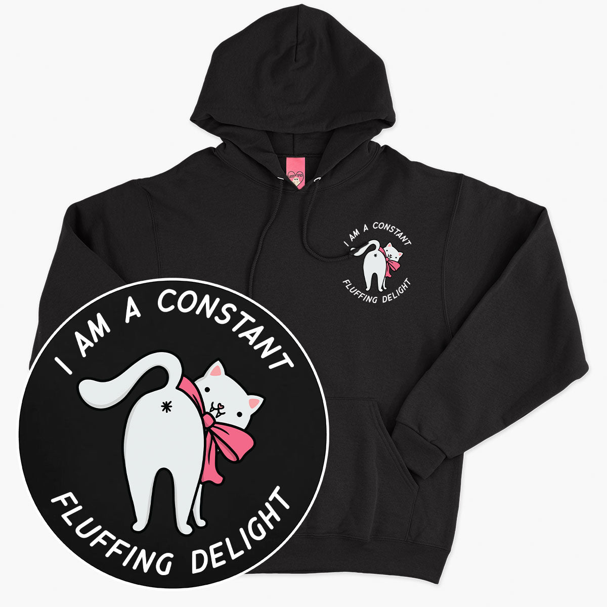 Fluffing Delight Hoodie (Unisex)-Printed Clothing, Printed Hoodie, JH001-Sassy Spud