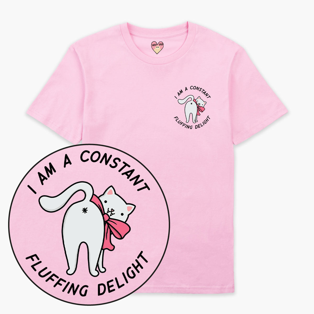 Fluffing Delight T-Shirt (Unisex)-Printed Clothing, Printed T Shirt, EP01-Sassy Spud