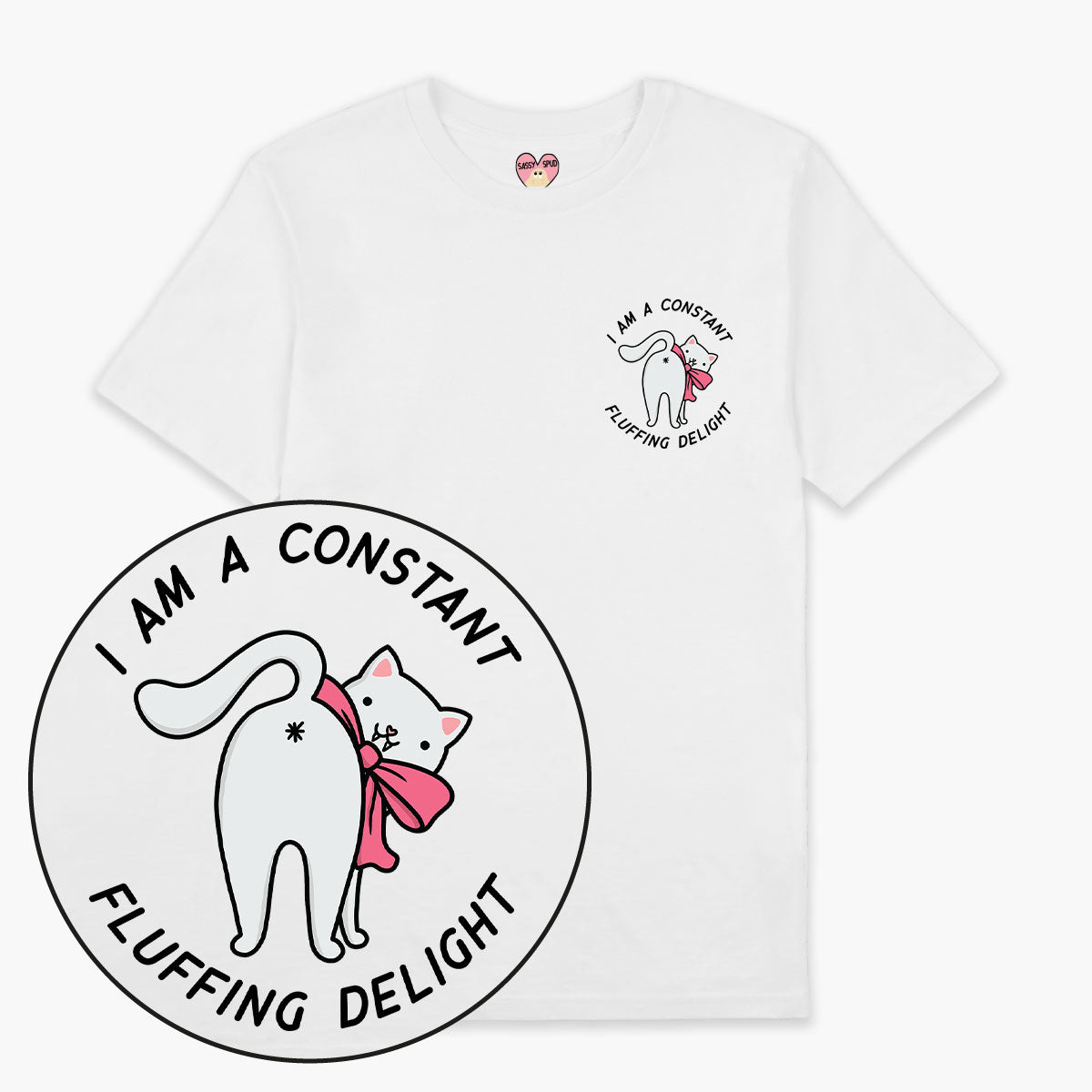 Fluffing Delight T-Shirt (Unisex)-Printed Clothing, Printed T Shirt, EP01-Sassy Spud