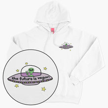 Load image into Gallery viewer, Future Is Vegan Embroidered Hoodie (Unisex)-Embroidered Clothing, Embroidered Hoodie, JH001-Sassy Spud