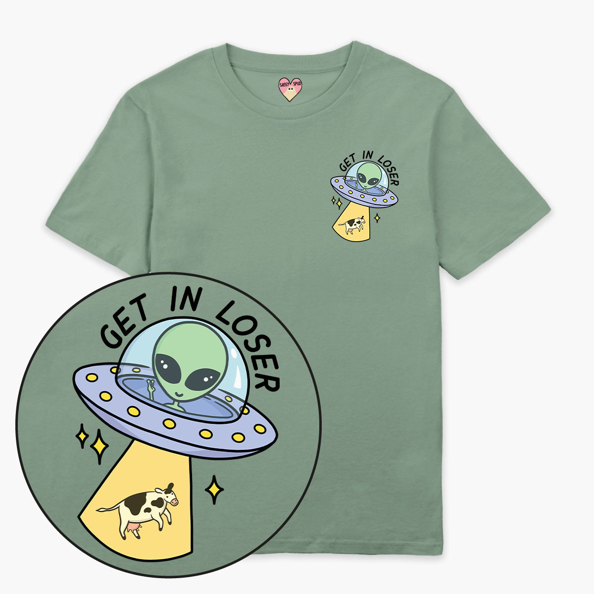 Get In Loser T-Shirt (Unisex)-Printed Clothing, Printed T Shirt, EP01-Sassy Spud