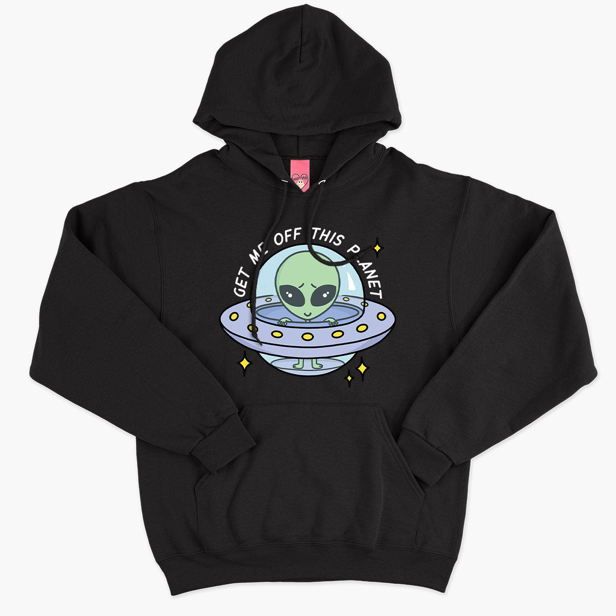 Get Me Off This Planet Hoodie (Unisex)-Printed Clothing, Printed Hoodie, JH001-Sassy Spud