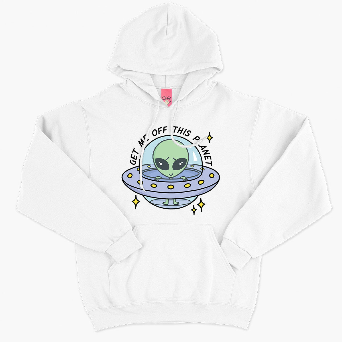 Get Me Off This Planet Hoodie (Unisex)-Printed Clothing, Printed Hoodie, JH001-Sassy Spud