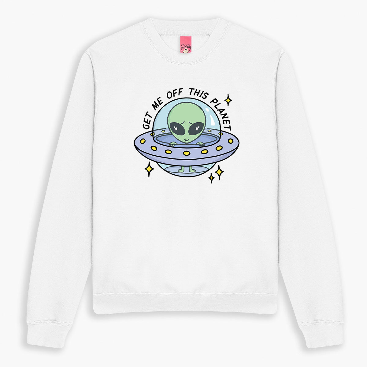 Get Me Off This Planet Sweatshirt (Unisex)-Printed Clothing, Printed Sweatshirt, JH030-Sassy Spud