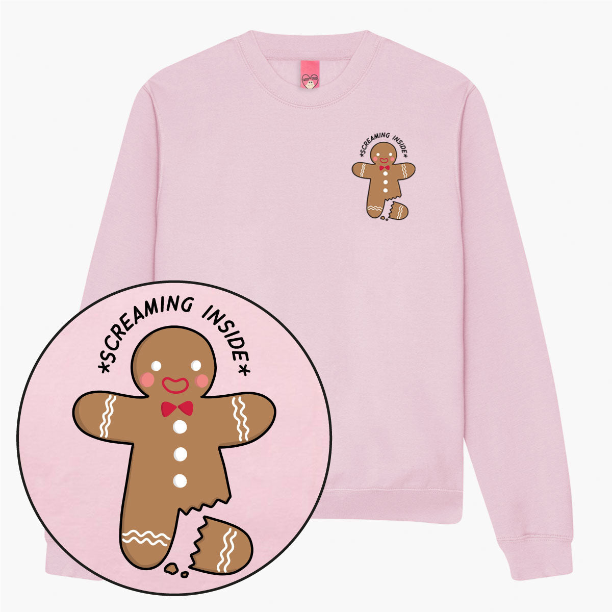 Gingerdread Christmas Jumper (Unisex)-Printed Clothing, Printed Sweatshirt, JH030-Sassy Spud