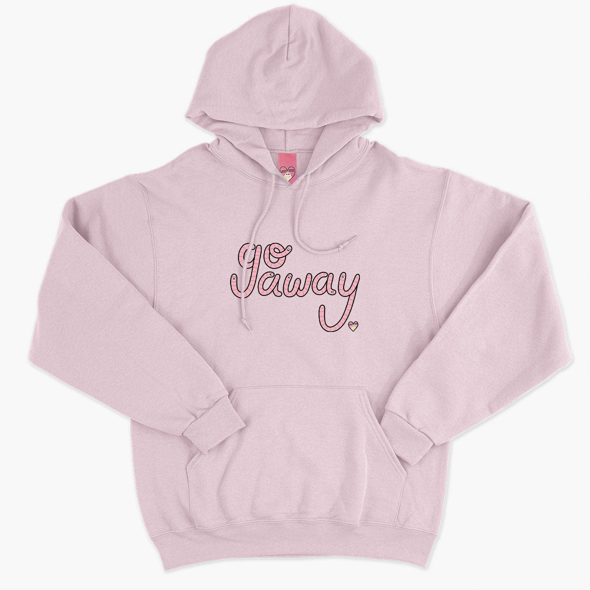 Go Away Rude Worms Hoodie (Unisex)-Printed Clothing, Printed Hoodie, JH001-Sassy Spud